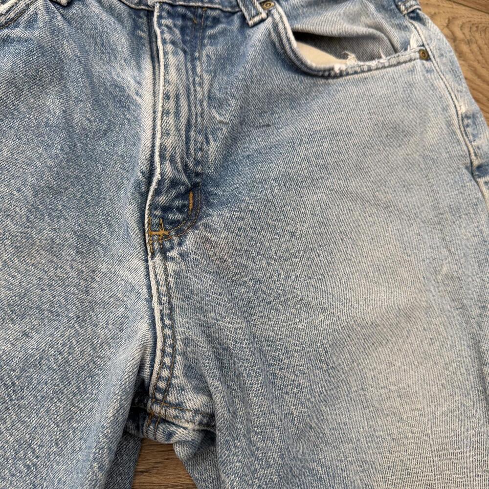 Vintage Carhartt Plaid Lined Jeans Distressed 90s Y2K - Picture 14 of 15
